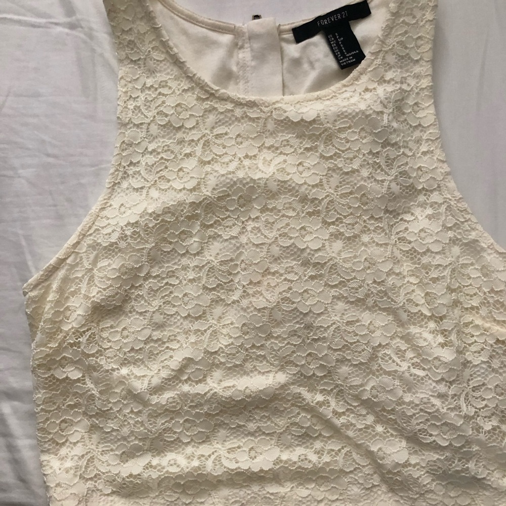 Ivory crop top